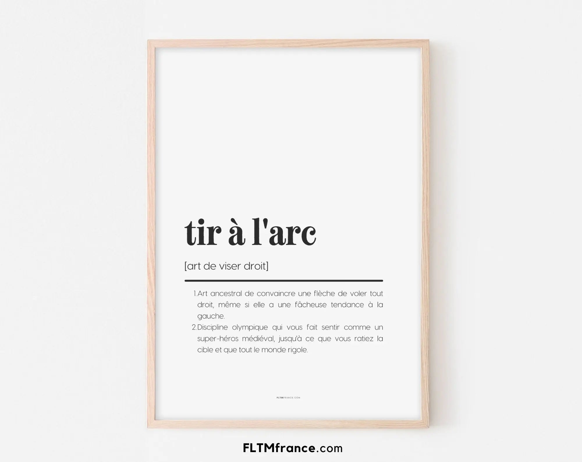 T‑Shirt « J’peux Pas, J’ai Tir à L’arc » - Humour Archerie - Col V - Homme/Femme